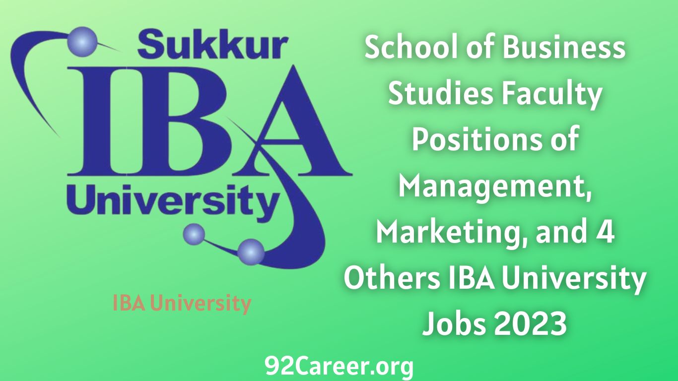 IBA University Jobs 203